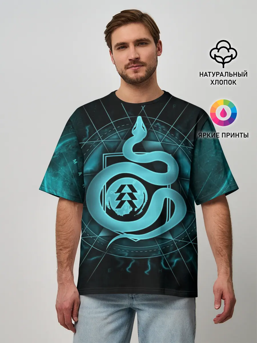 Мужская футболка оверсайз / DESTINY 2 HUNTER