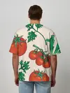 Мужская футболка оверсайз / Летние овощи