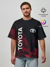 Мужская футболка оверсайз / TOYOTA
