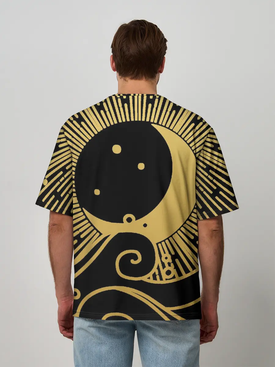 Мужская футболка оверсайз / Море