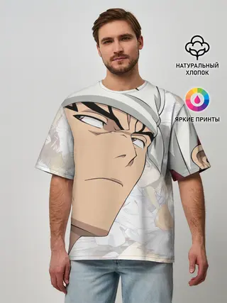 Мужская футболка оверсайз / Bleach Anime Abarai Renji