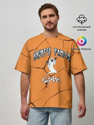 Мужская футболка оверсайз / Haunted Family