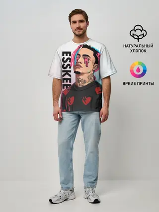 Мужская футболка оверсайз / Lil Pump