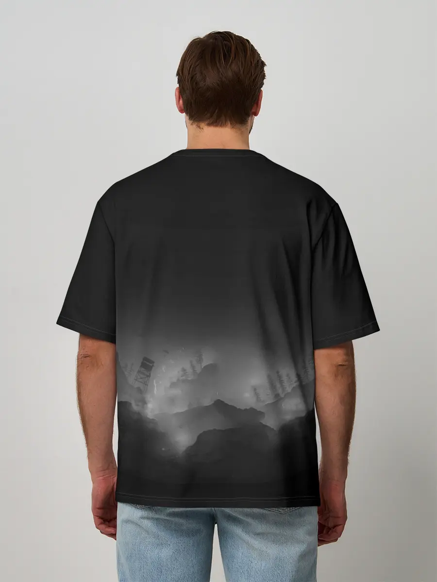 Мужская футболка оверсайз / Работяга из Раста