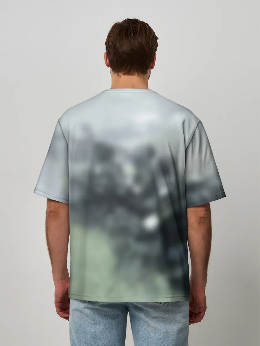 Мужская футболка оверсайз / Halo 2