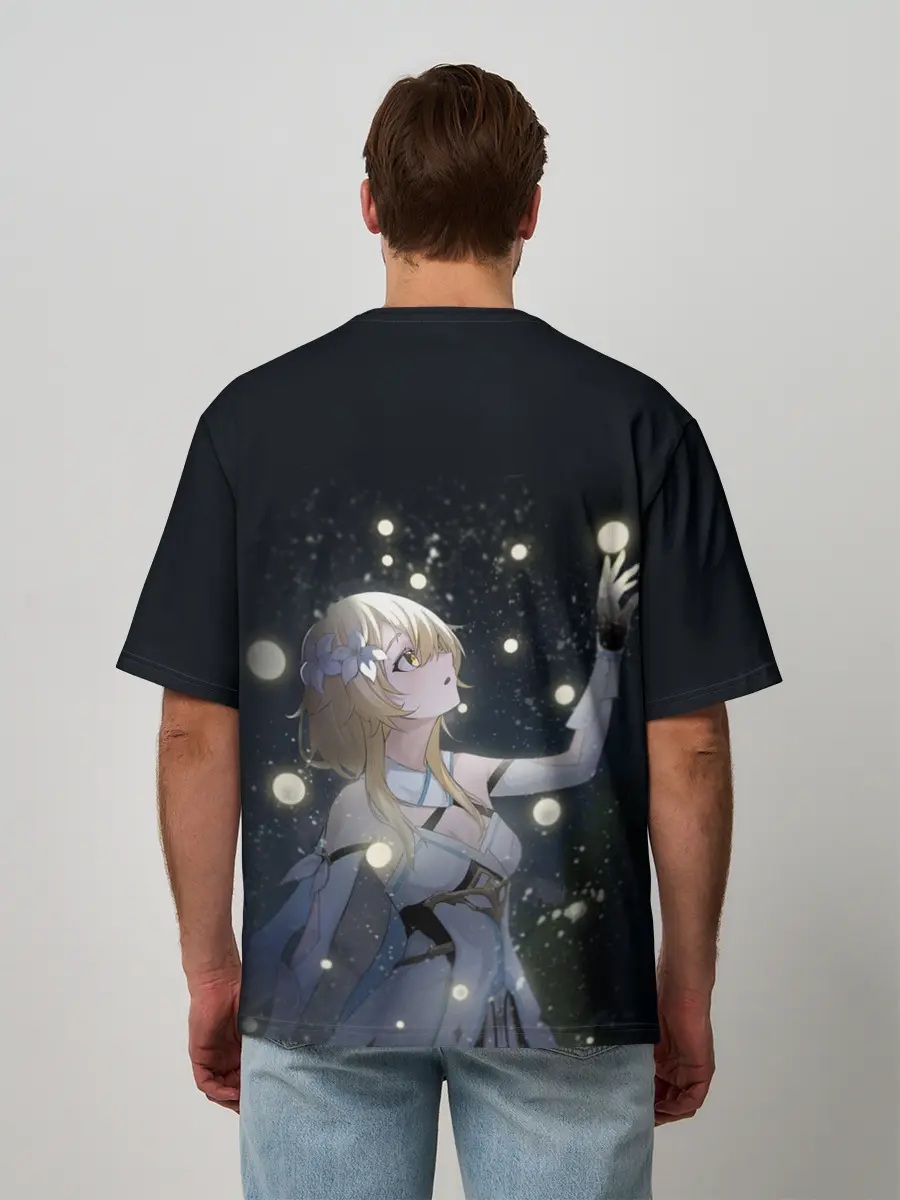 Мужская футболка оверсайз / ЛЮМИН | LUMINE | GENSHIN