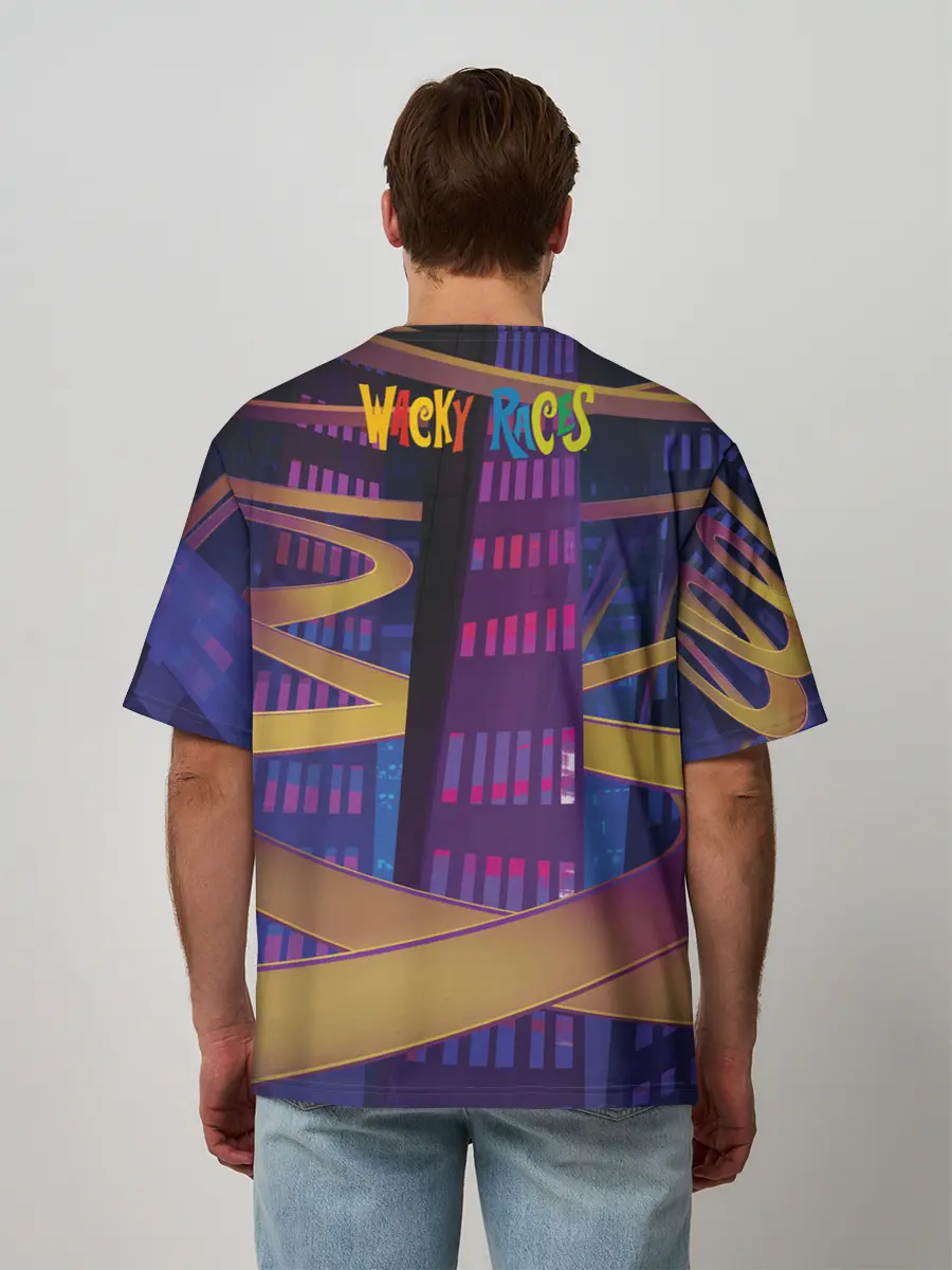 Мужская футболка оверсайз / Muttley HE HE HE