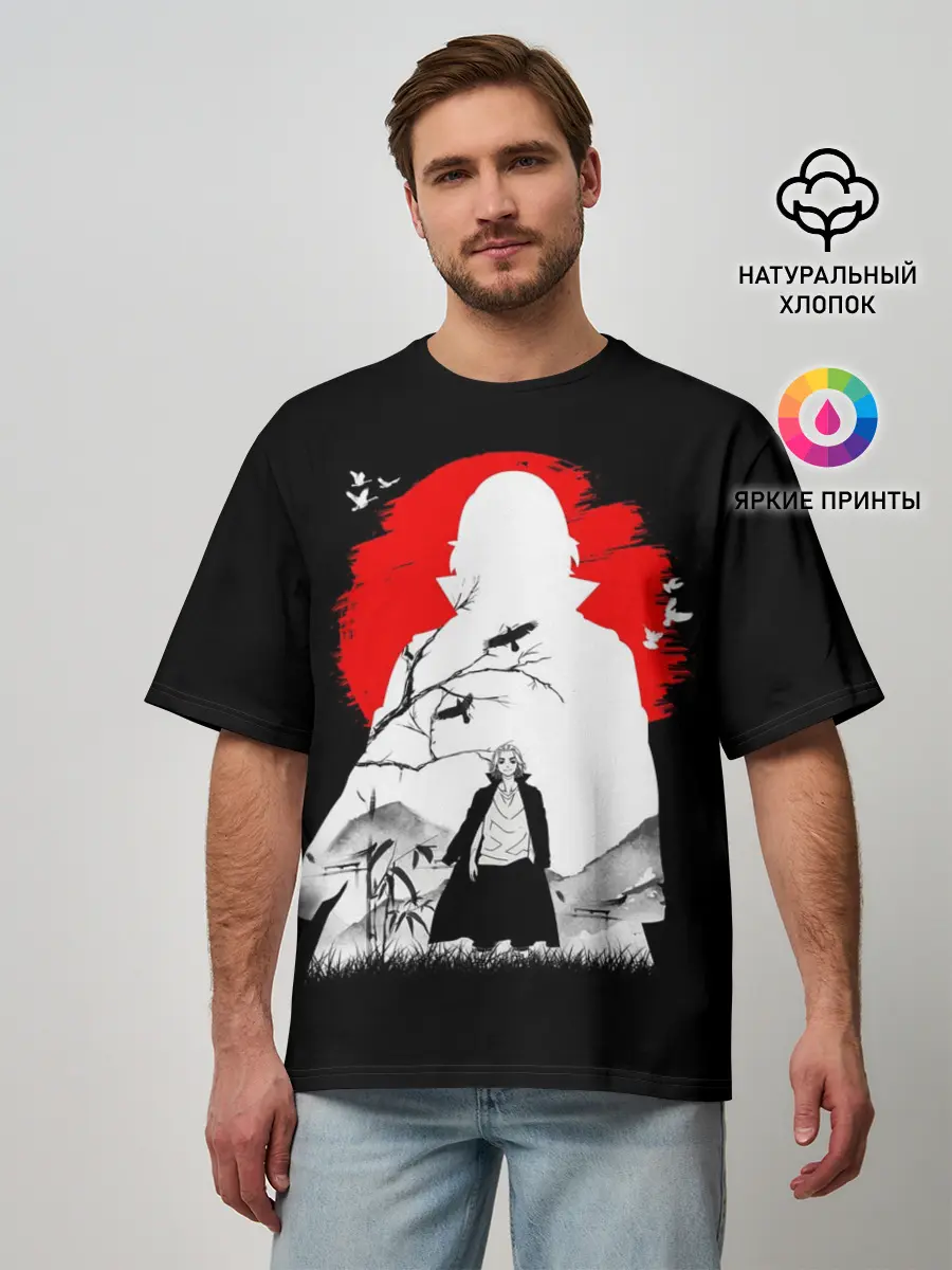 Мужская футболка оверсайз / MIkki токийские мстители микки