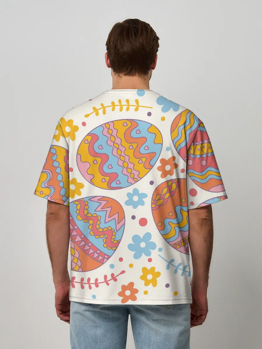 Мужская футболка оверсайз / Пасха