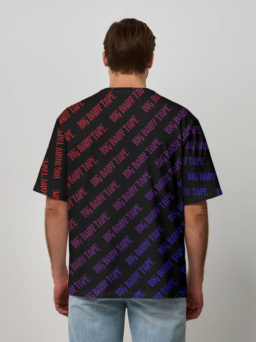 Мужская футболка оверсайз / BIG BABY TAPE