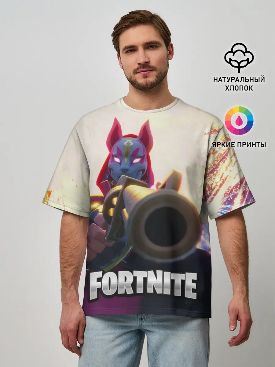 Мужская футболка оверсайз / FORTNITE
