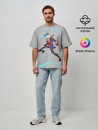 Мужская футболка оверсайз / Арт Неро