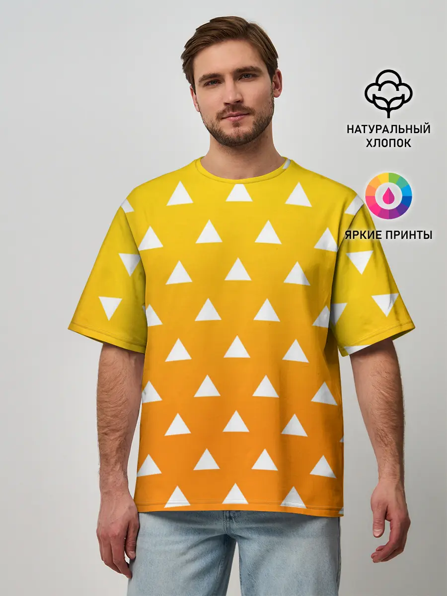 Мужская футболка оверсайз / ZENITSU | ЗЕНИТСУ