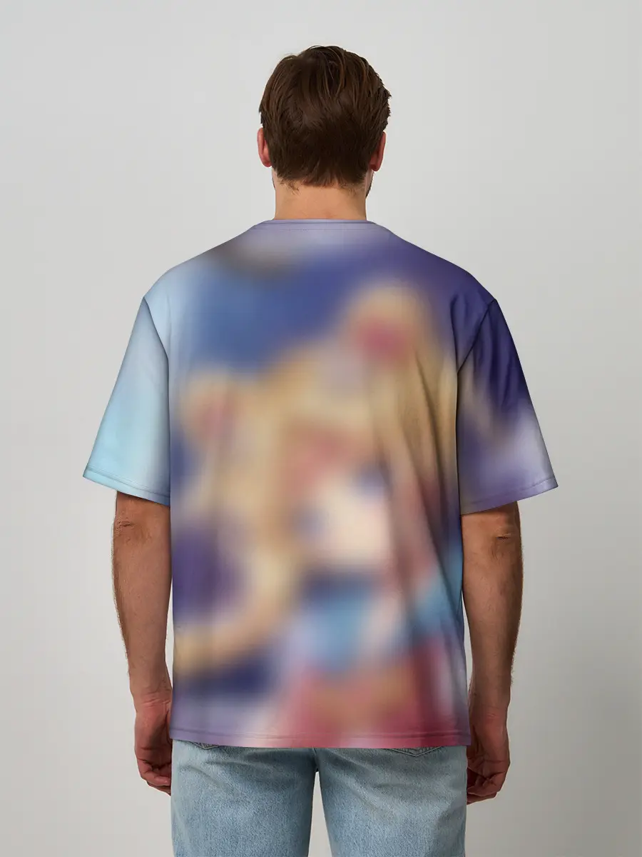 Мужская футболка оверсайз / SAILOR MOON