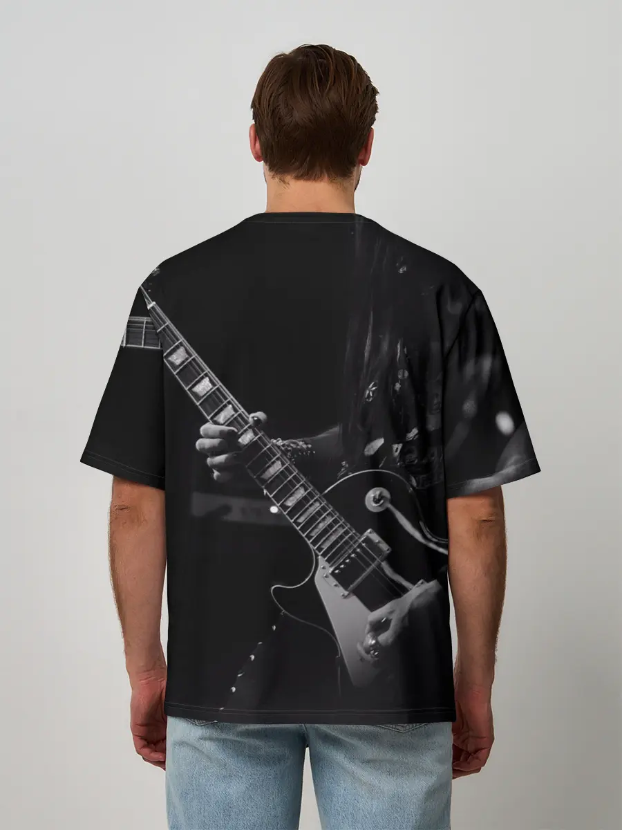 Мужская футболка оверсайз / AC/DC