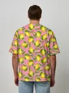 Мужская футболка оверсайз / Лимоны паттерн