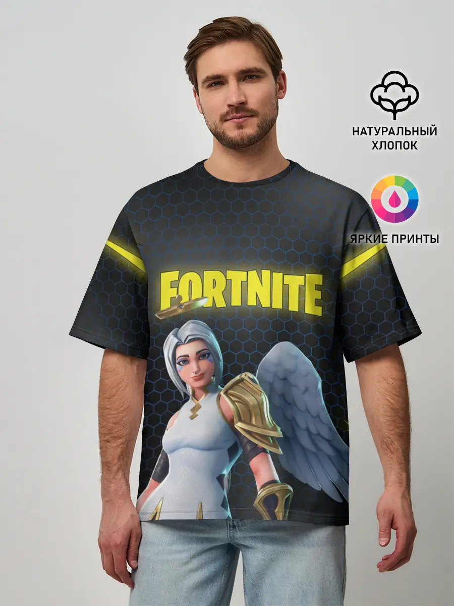 Мужская футболка оверсайз / FORTNITE ARK