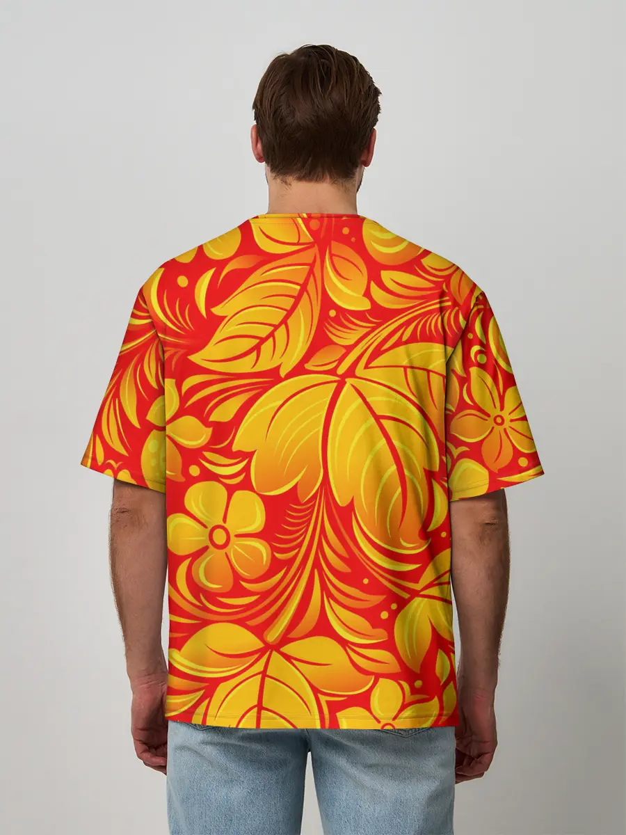 Мужская футболка оверсайз / НАЦИОНАЛЬНЫЙ УЗОР