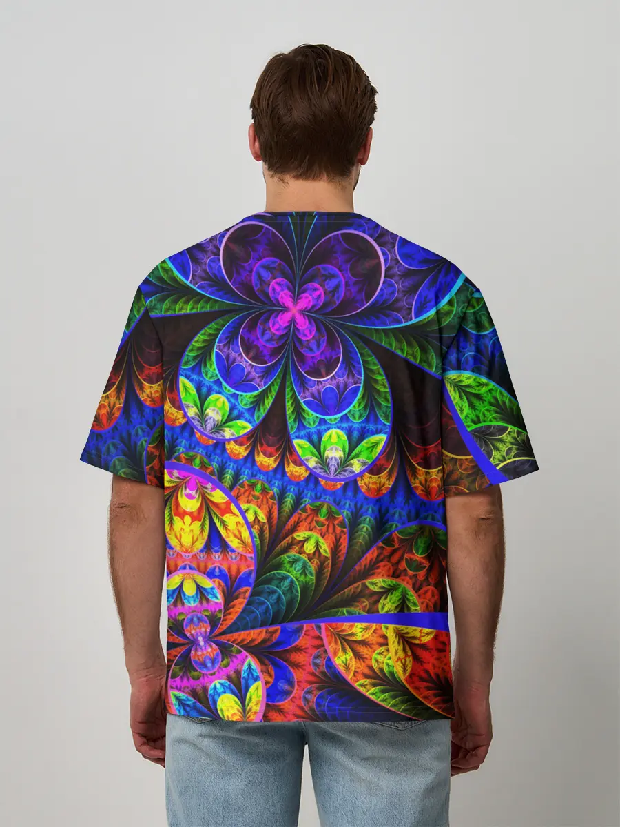 Мужская футболка оверсайз / ABSTRACTION NEW