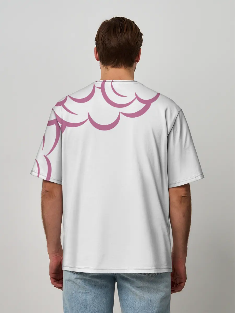 Мужская футболка оверсайз / Гию и Незуко Kimetsu no Yaiba