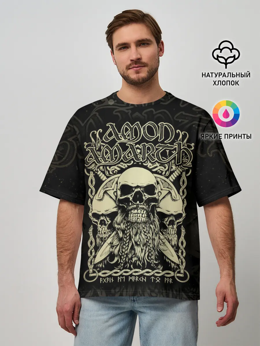 Мужская футболка оверсайз / Amon Amarth