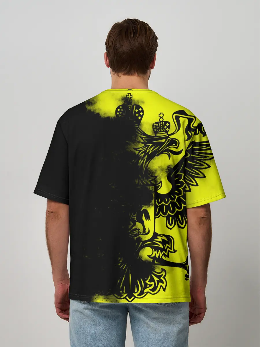 Мужская футболка оверсайз / Russia