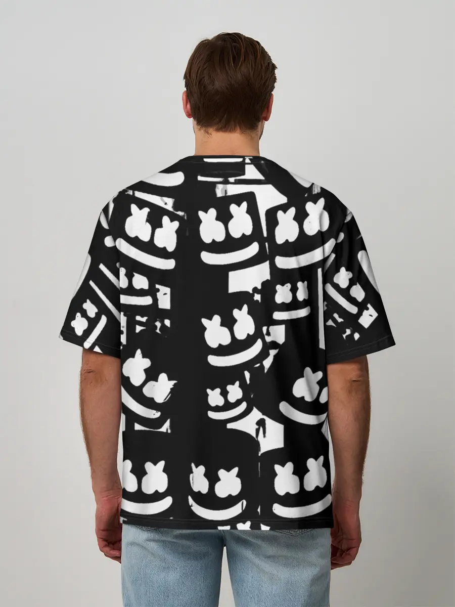 Мужская футболка оверсайз / Marshmello