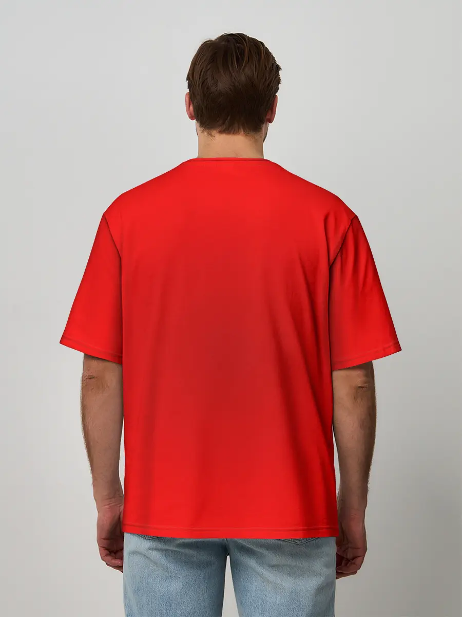 Мужская футболка оверсайз / Девиз победителя