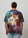 Мужская футболка оверсайз / WOLF