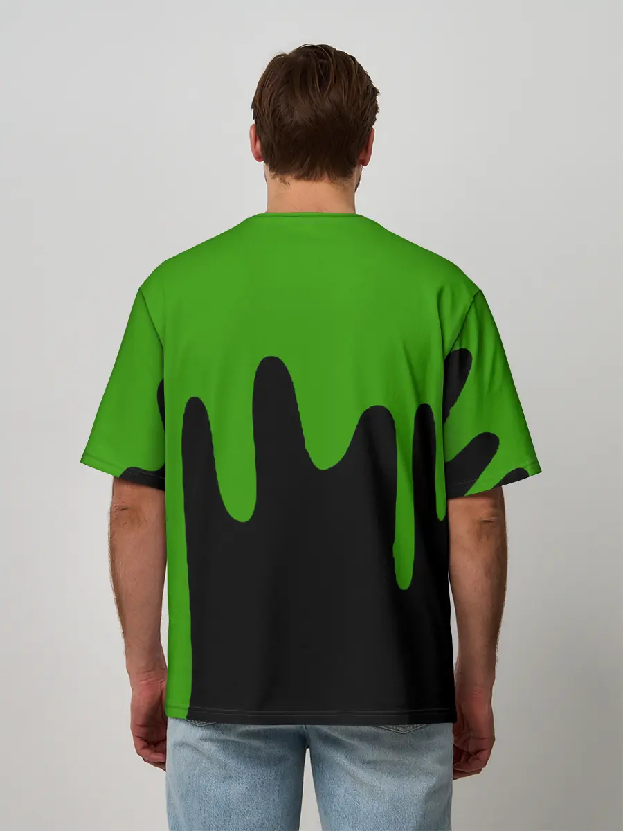 Мужская футболка оверсайз / minecraft