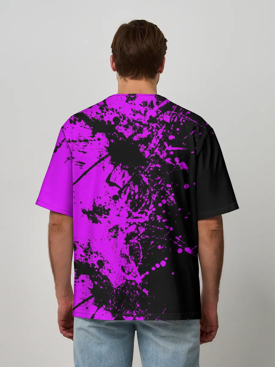 Мужская футболка оверсайз / Чёрная магия