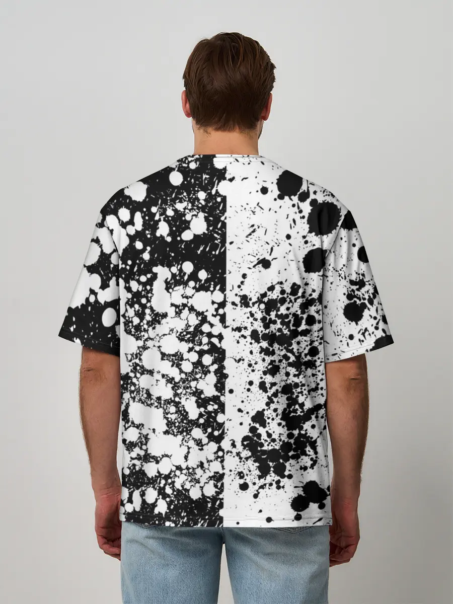 Мужская футболка оверсайз / GEOMETRY DASH / ГЕОМЕТРИ ДАШ