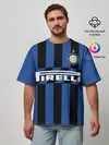 Мужская футболка оверсайз / Интер 19-20 home