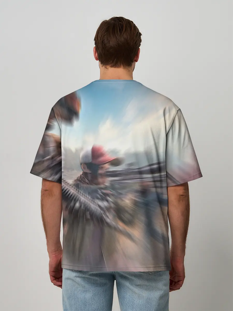 Мужская футболка оверсайз / Королевская битва | ПУБГ