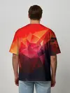 Мужская футболка оверсайз / Абстракция