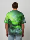 Мужская футболка оверсайз / GREEN SPACE | ЗЕЛЁНЫЙ КОСМОС