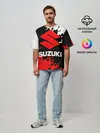 Мужская футболка оверсайз / SUZUKI