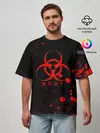 Мужская футболка оверсайз / nCoV | Коронавирус