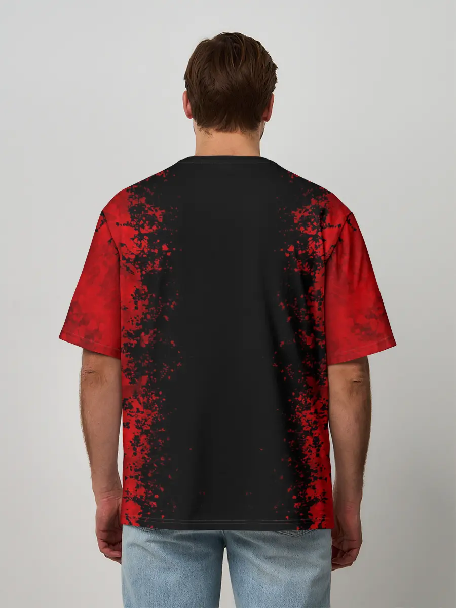 Мужская футболка оверсайз / Rainbow Six Siege: Опасно для жизни.