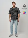 Мужская футболка оверсайз / ELYSIUM | SONGS PATTERN