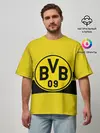 Мужская футболка оверсайз / BORUSSIA DORTMUND