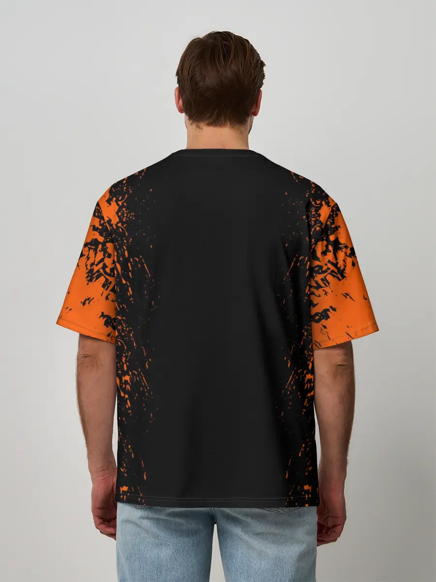 Мужская футболка оверсайз / CYBERPUNK 2077 SAMURAI