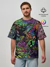 Мужская футболка оверсайз / PSYHODELIC