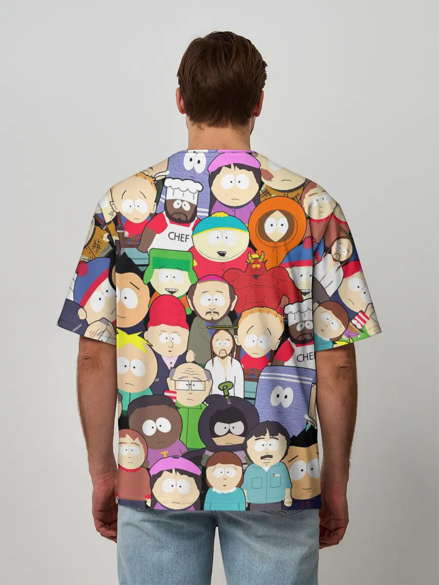 Мужская футболка оверсайз / South Park персонажи