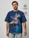 Мужская футболка оверсайз / Шар Дракона. Бирус