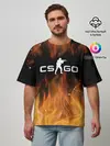 Мужская футболка оверсайз / COUNTER STRIKE