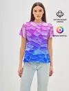 Женская базовая футболка / Необычные краски