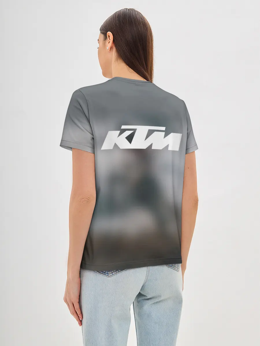 Женская базовая футболка / МОТОКРОСС КТМ | MOTOCROSS KTM
