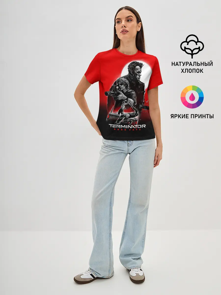 Женская базовая футболка / Terminator: Dark Fate