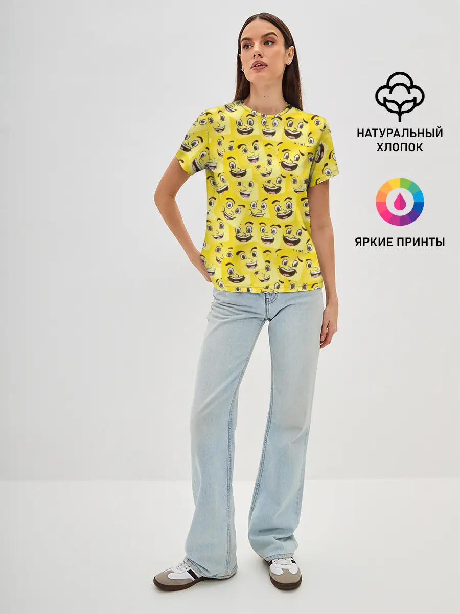 Женская базовая футболка / Позитив